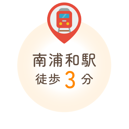 南浦和駅徒歩3分